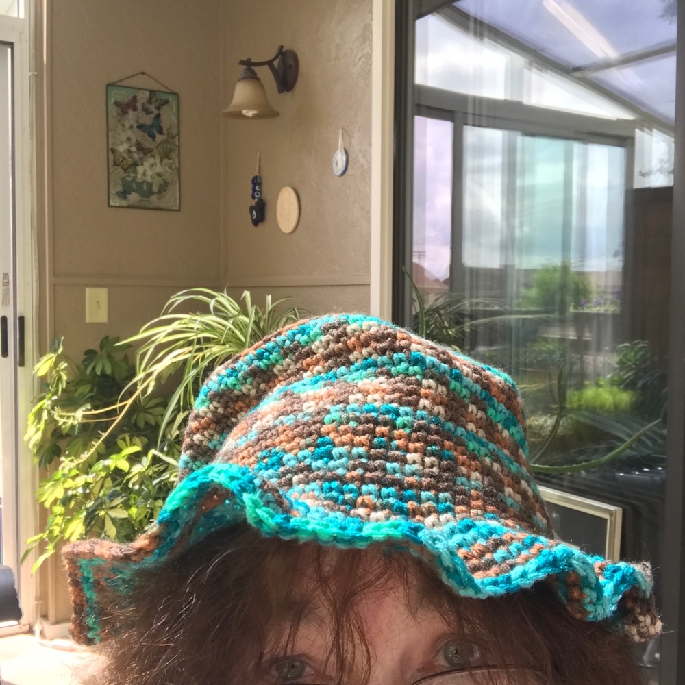 Green hat